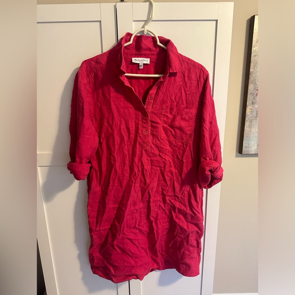 Michael Stars Eleanor dress, medium, voltage color